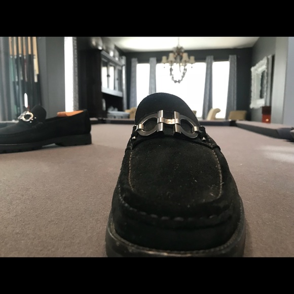 Salvatore Ferragamo Suede Loafers